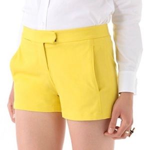 Theory Yellow Shorts
